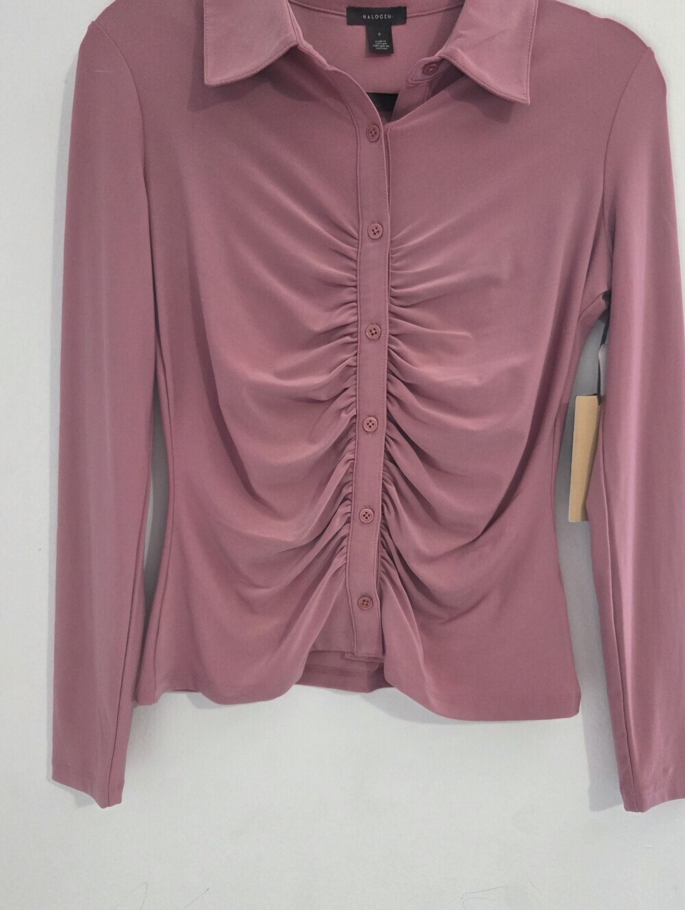 Halogen Ruched Blouse NWT - Picture 9 of 9
